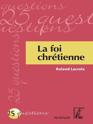 cover image of La foi chrétienne